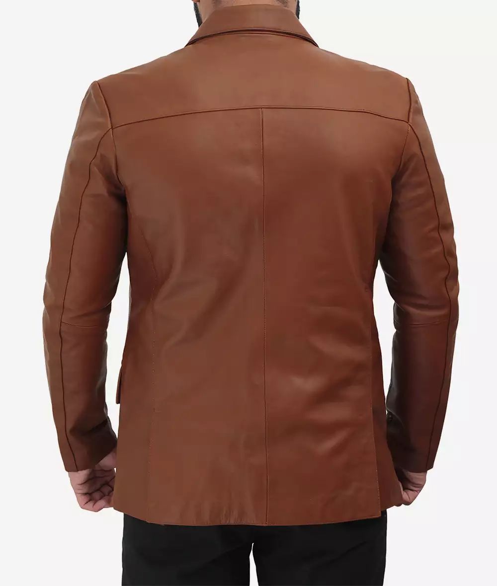 Bringo_Mens_Two_Button_Notch_Lapel_Brown_Cognac_Lambskin_Leather_Blazer_Coat_Vents