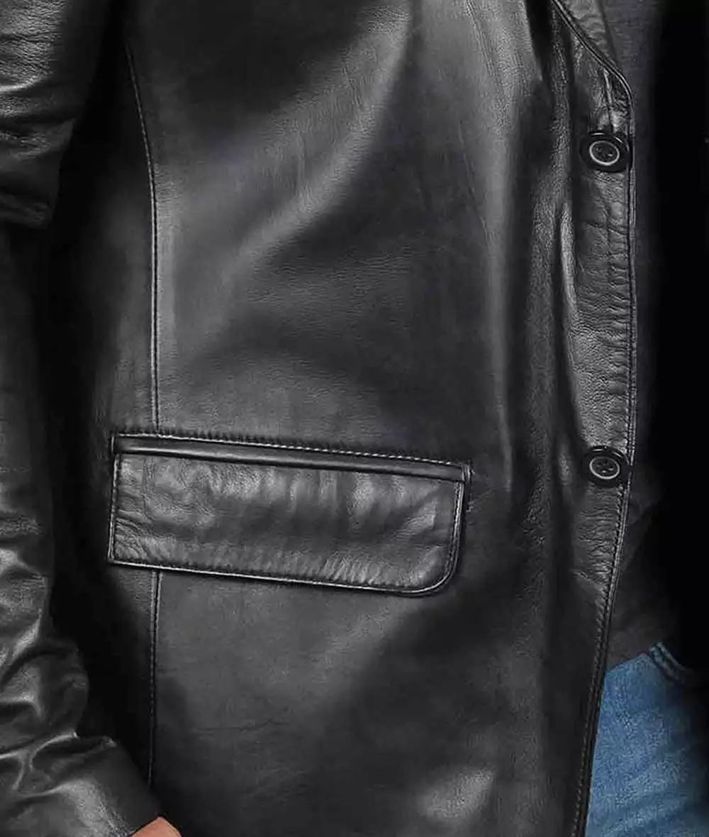 Bringo_Mens_Two_Button_Notch_Lapel_Jet_Black_Lambskin_Leather_Blazer_Coat_Vents