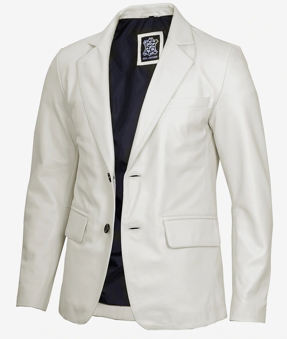 Bringo_Mens_Two_Button_Notch_Lapel_Off_White_Lambskin_Leather_Blazer_Vents