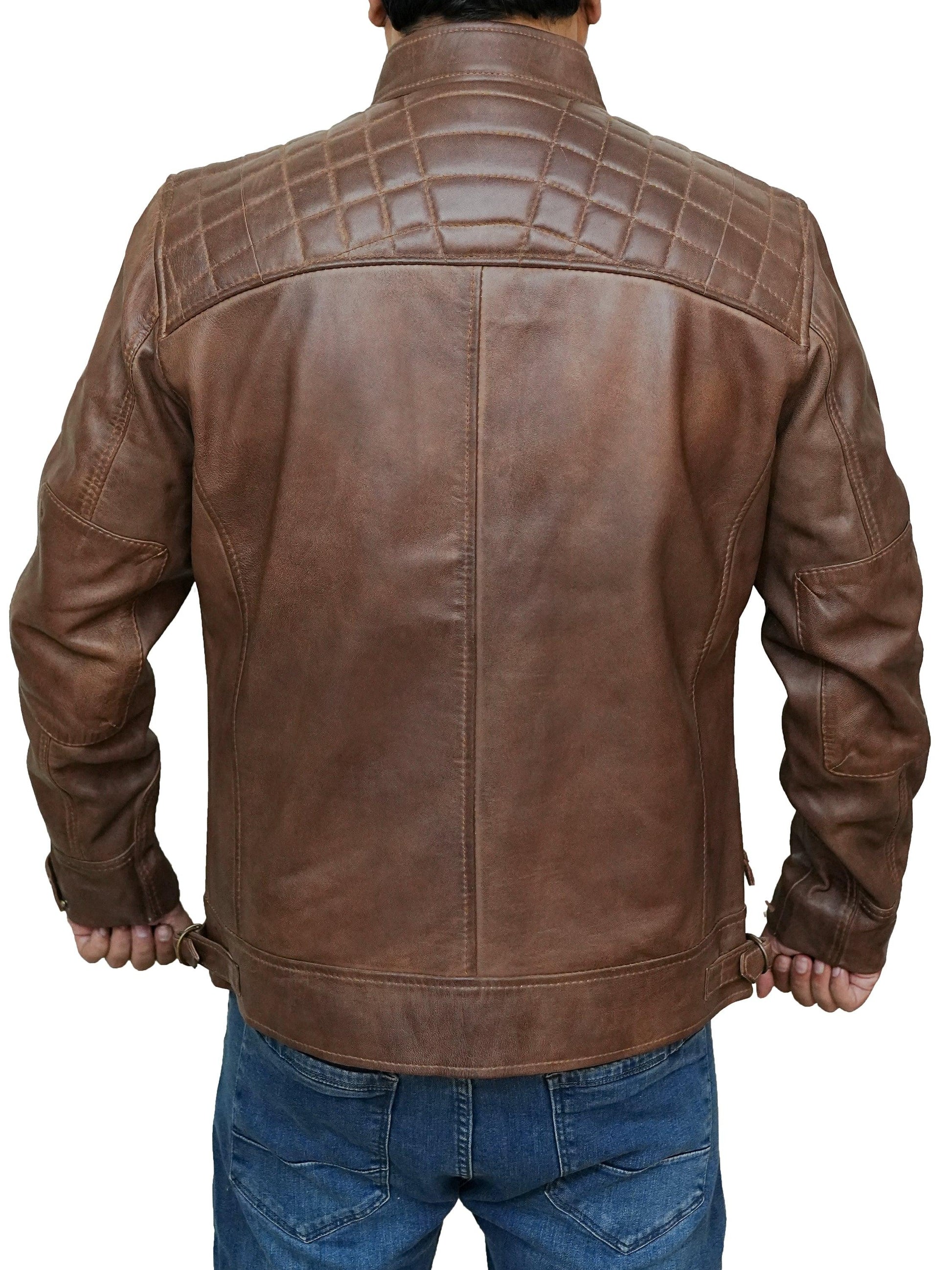 Bringo_Mens_Quilted_Shoulders_Moto_Biker_Cafe_Racer_Metal_Zipper_Strap_Collar_Chocolate_Brown_Lambskin_Leather_Jacket