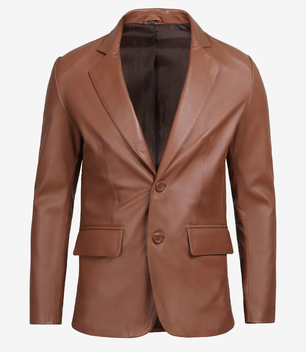 Bringo_Mens_Two_Button_Notch_Lapel_Vents_Cognac_Lambskin_Leather_Blazer