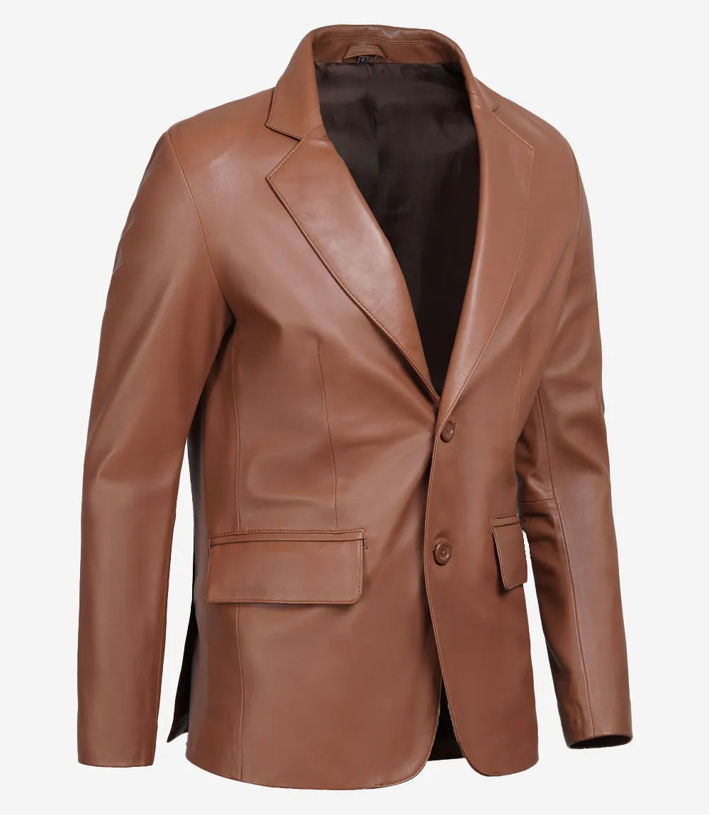 Bringo_Mens_Two_Button_Notch_Lapel_Vents_Cognac_Lambskin_Leather_Blazer