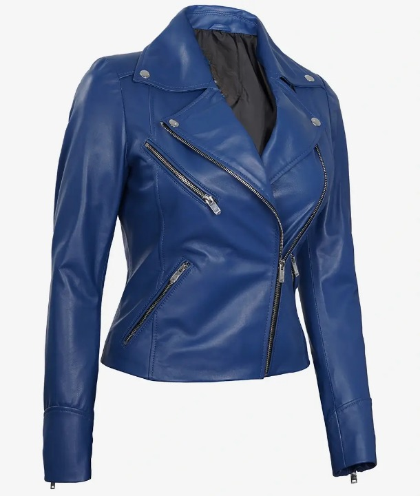 Bringo_Womens_Asymmetrical_Moto_Biker_Racer_Blue_Lambskin_Leather_Jacket
