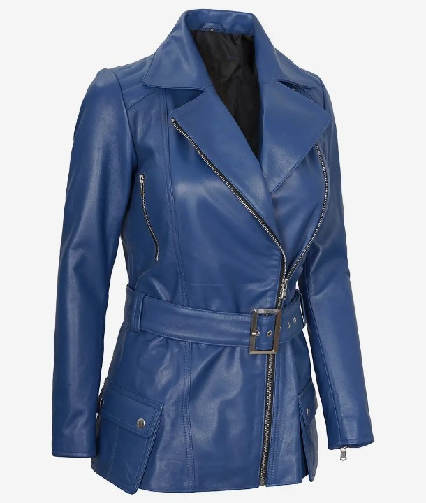 Bringo_Womens_Moto_Biker_Racer_Belted_Blue_Lambskin_Leather_Jacket