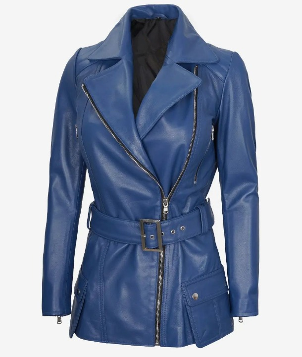 Bringo_Womens_Moto_Biker_Racer_Belted_Blue_Lambskin_Leather_Jacket