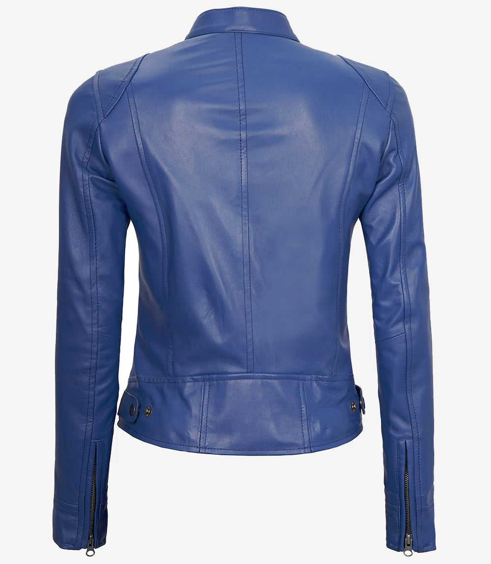 Bringo_Womens_Moto_Biker_Racer_Blue_Lambskin_Leather_Jacket
