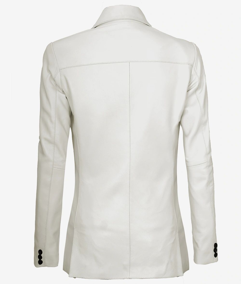 Bringo_Womens_Two_Button_Notch_Lapel_Off_White_Lambskin_Leather_Blazer_Vents